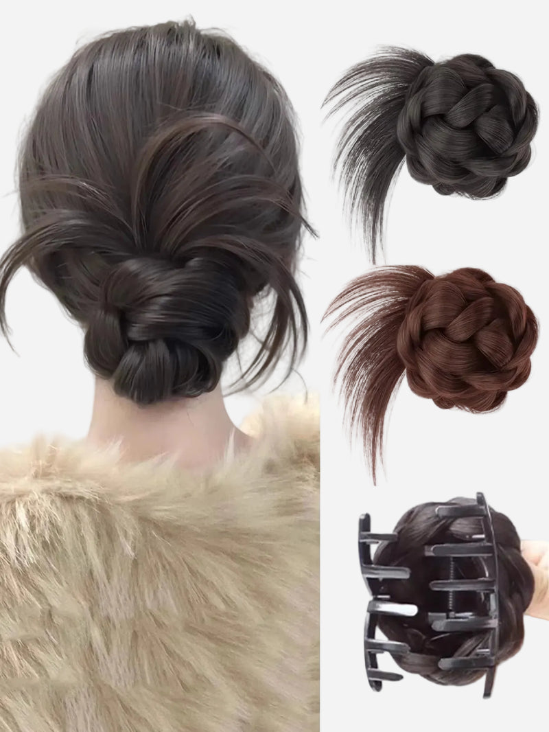 chignon-afro-avec-tresse
