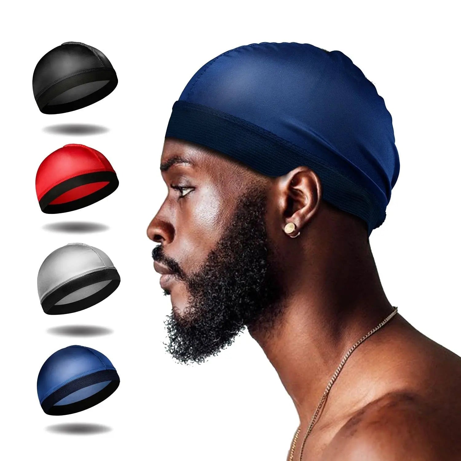 Bonnet de Nuit Homme Noir
