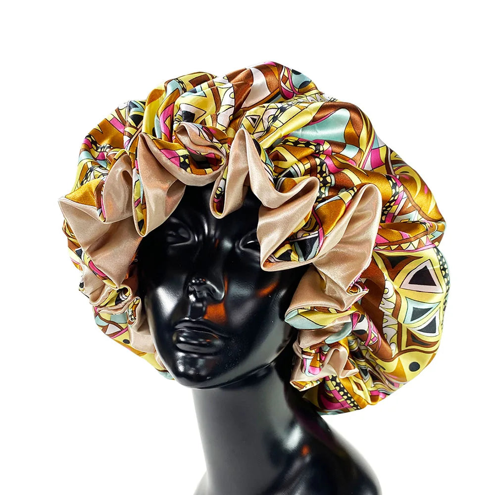 Bonnet de Nuit pour Cheveux Bouclés
