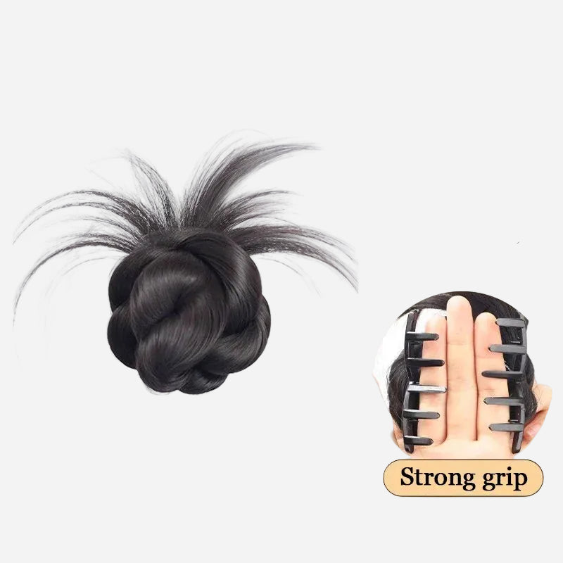 chignon-afro-avec-tresse