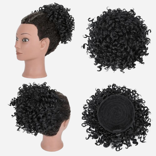 chignon-afro