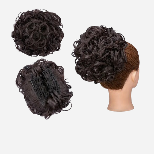 chignon-boucle
