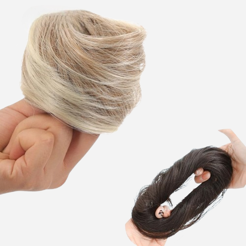 chignon cheveux court