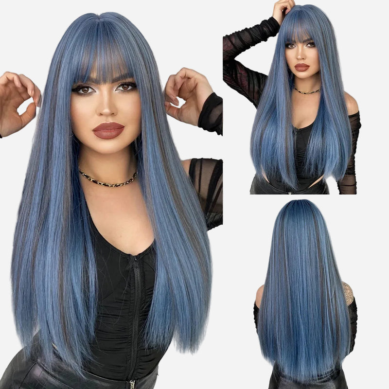 perruque-bleue-noir