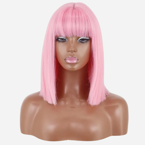 Perruque Rose Christelle