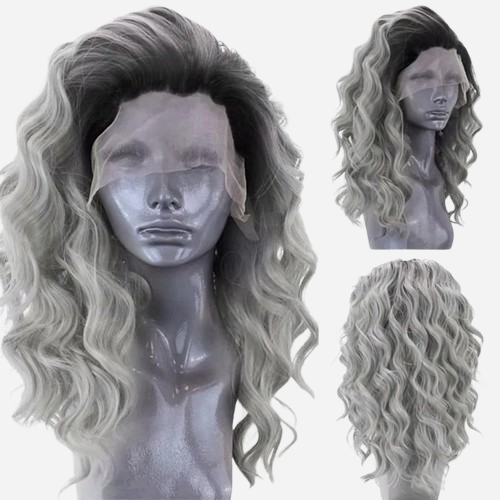 perruque cheveux gris
