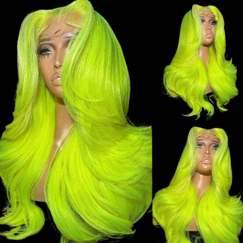 perruque-jaune-fluo