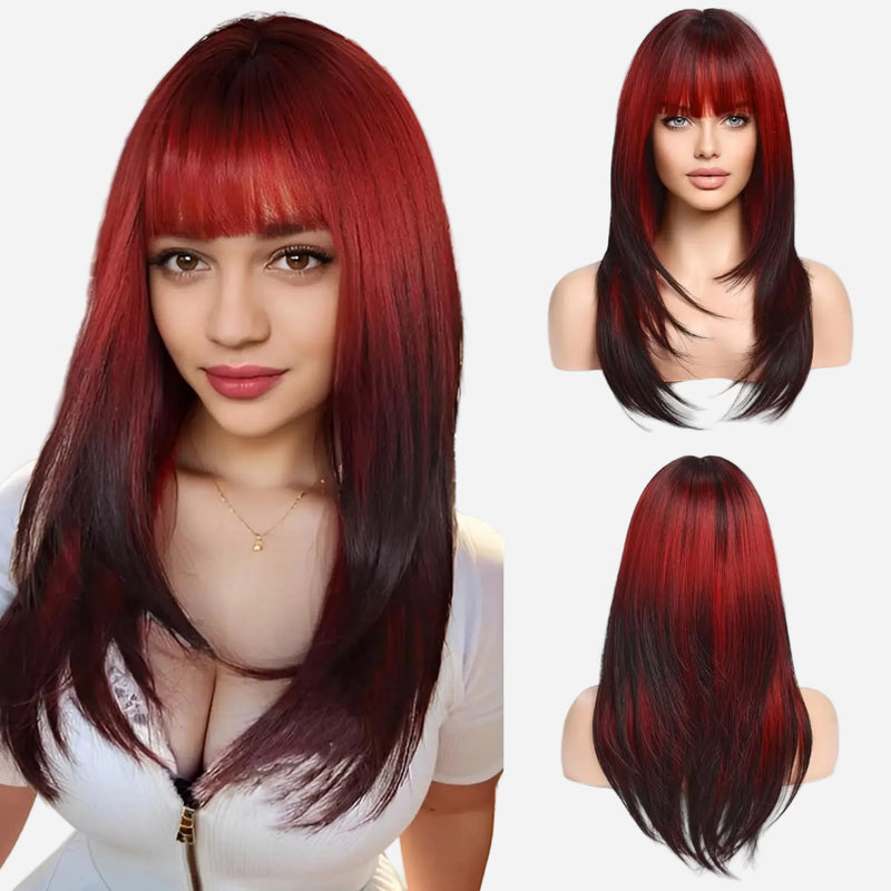 perruque-noire-et-rouge