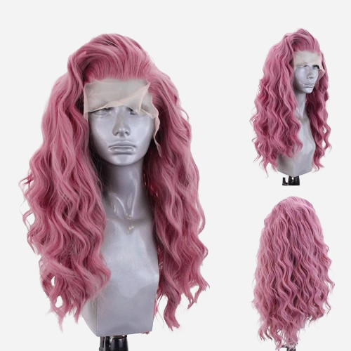 perruque-rose-gris