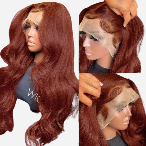 cheveux rouge marron