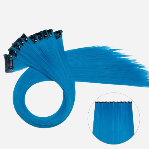 pieces-dextensions-de-cheveux-bleu