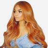 perruque porte et colle sur un model