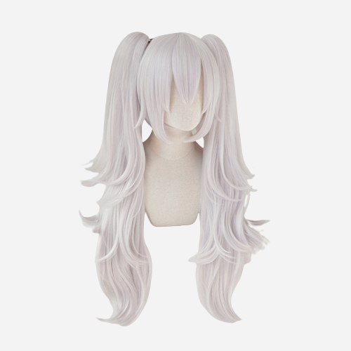 perruque de cosplay blanche