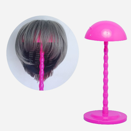 support de perruque en trois couleur